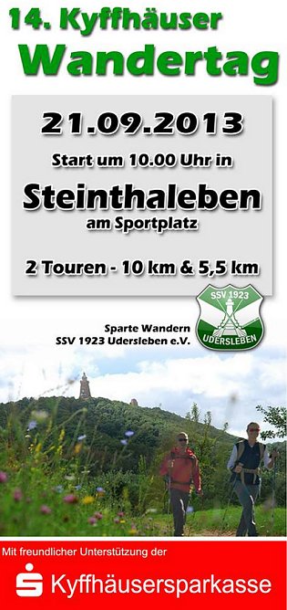 14. Kyffh&auml;user Wandertag (Foto: SSV Udersleben)