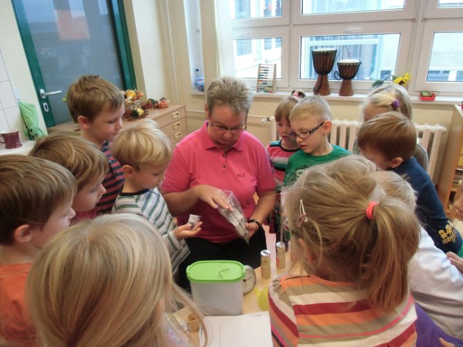 Was ist Zeit? (Foto: Kindervilla Bad Frankenhausen)