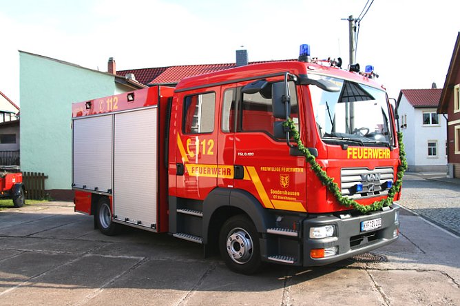 Neues L&ouml;schfahrzeug f&uuml;r Feuerwehr Stockhausen (Foto: G&uuml;nter Herting)
