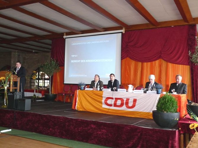 Kreisparteitag des CDU Kyffh&auml;userkreis (Foto: Karl-Heinz Herrmann)