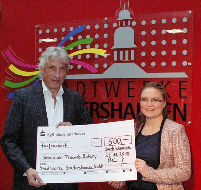 Projekt Therapiegarten unterst&uuml;tzt (Foto: Stadtwerke Sondershausen)