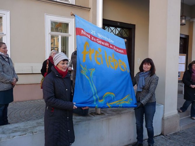 Gegen Gewalt an Frauen (Foto: Karl-Heinz Herrmann)