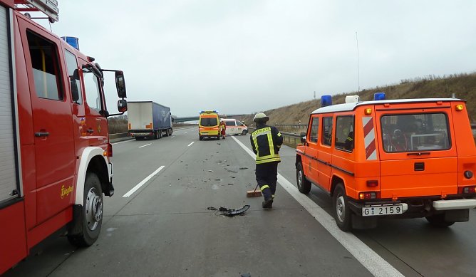 Unfall auf der Autobahn (Foto: API)