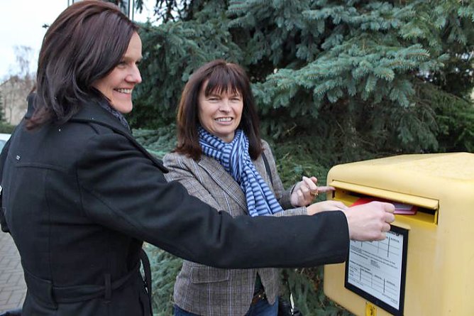 Aufforderung zur Wahl (Foto: Karl-Heinz Herrmann)