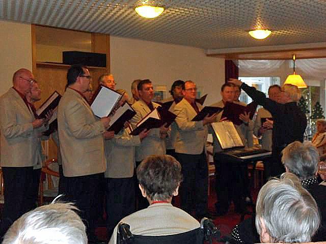 In der AWO-Seniorenresidenz gesungen (Foto: Steffen Lupprian)
