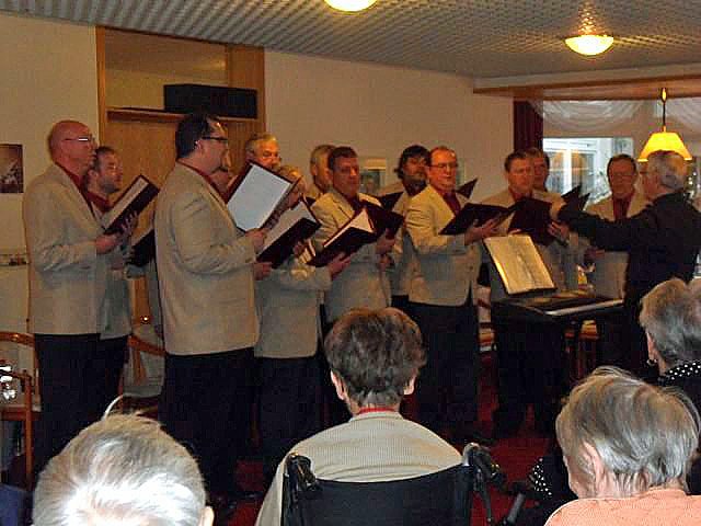 In der AWO-Seniorenresidenz gesungen (Foto: Steffen Lupprian)