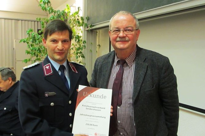 Jahreshauptversammlung bei Feuerwehr (Foto: Günter Herting) Jahreshauptversammlung bei Feuerwehr (Foto: Günter Herting)