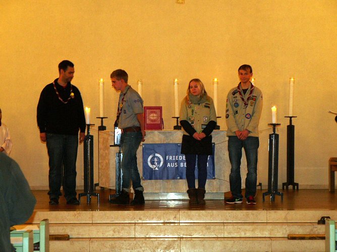 Friedenslicht (Foto: Ilka Kühn) Friedenslicht (Foto: Ilka Kühn)