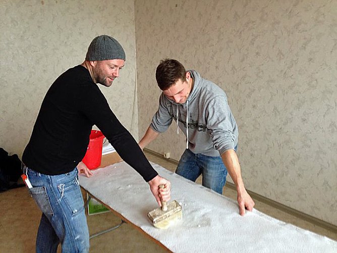 Wohnungen werden hergerichtet (Foto: Landratsamt Kyffhäuserkreis) Wohnungen werden hergerichtet (Foto: Landratsamt Kyffhäuserkreis)