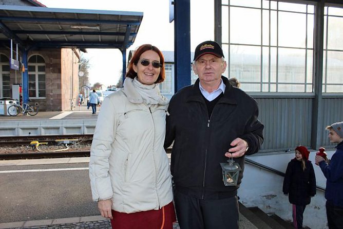 Friedenslicht auch in Sondershausen (Foto: Karl-Heinz Herrmann)