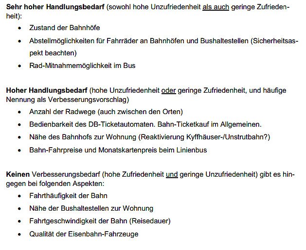 Zur Qualit&auml;t im Bahn-, Bus- und Radverkehr (Foto: Institut f&uuml;r Verkehr und Raum der Fachhochschule Erfurt)