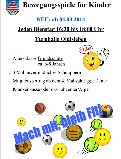 Dies ist uns sehr wichtig. (Foto: VfB Oldisleben)