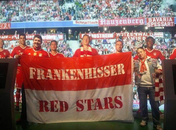 Auf Fanfahrt zum FC Bayern (Foto: Steffen Kobrow) Auf Fanfahrt zum FC Bayern (Foto: Steffen Kobrow)