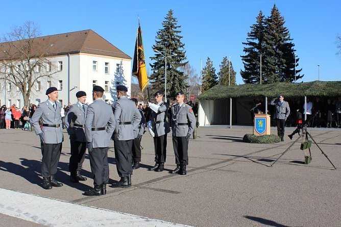 Indienststellung  des neuen Bataillons in Th&uuml;ringen (Foto: Karl-Heinz Herrmann)