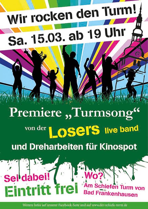 Wir rocken den Turm! (Foto: Stadt Bad Frankenhausen) Wir rocken den Turm! (Foto: Stadt Bad Frankenhausen)