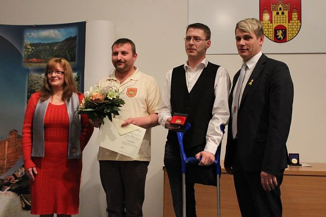 Ehrenamtler gew&uuml;rdigt (Foto: Karl-Heinz Herrmann)