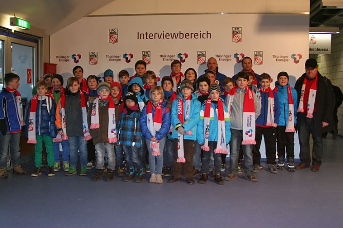 Heimspielkidsaktion bei Rot-Wei&szlig; Erfurt (Foto: privat)