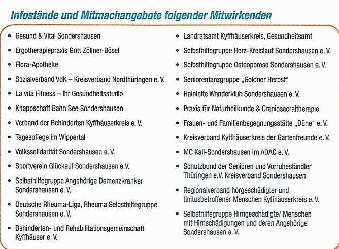 Vorbereitung Seniorentag (Foto: Karl-Heinz Herrmann)