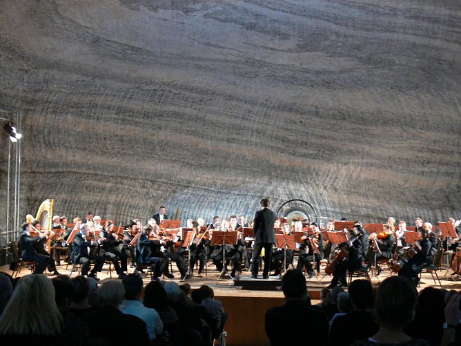 Das Loh-Orchester im Erlebnisbergwerk (Foto: Birgit Susemihl)