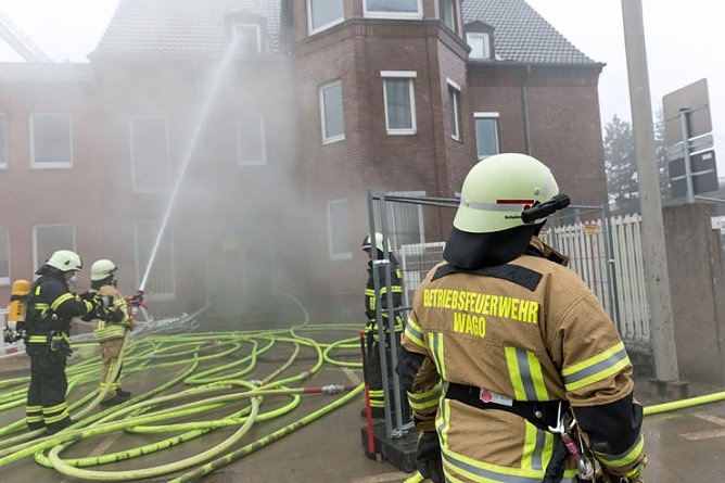 Einsatz&uuml;bung auf dem WAGO Betriebsgel&auml;nde (Foto: Wago)