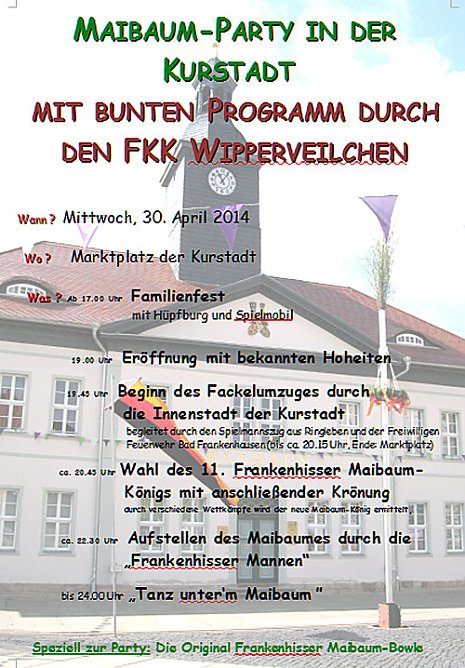 Maibaumk&ouml;nig (Foto: Stadt Bad Frankenhausen)