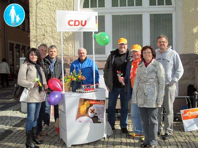 Kreis-CDU startet Kommunalwahlkampf in Artern (Foto: CDU Kyffh&auml;userkreis)