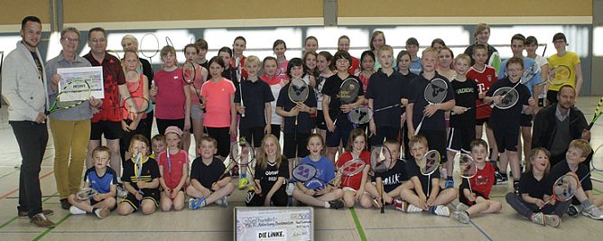 Spende von Linkspartei (Foto: Andreas Reich)