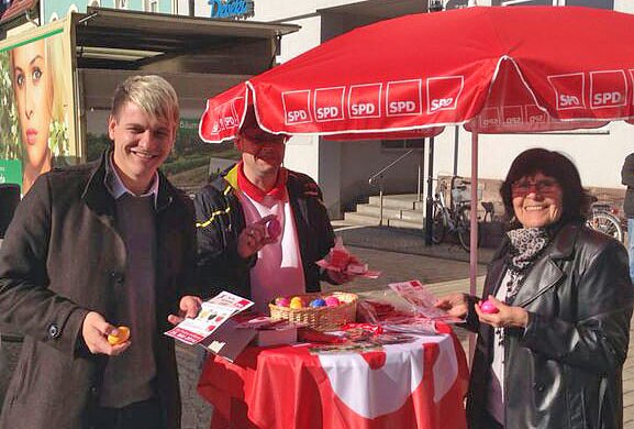 Nicht nur Ostereier verteilt (Foto: privat)