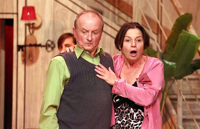 Matthias Winde (Regierungsrat Dittchen) und Verena Blankenburg (Abgeordnete Haubenschild) (Foto: Peter Scholz)