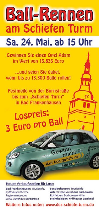 Gro&szlig;es Ballrennen am Samstag (Foto: Stadt Bad Frankenhausen)