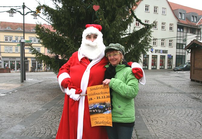 Weinachtsmann Sondershausen (Foto: G&uuml;nter Herting)