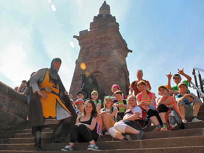 Kindererlebnistag am Kyffh&auml;user-Denkmal... (Foto: Stadt Bad Frankenhausen)
