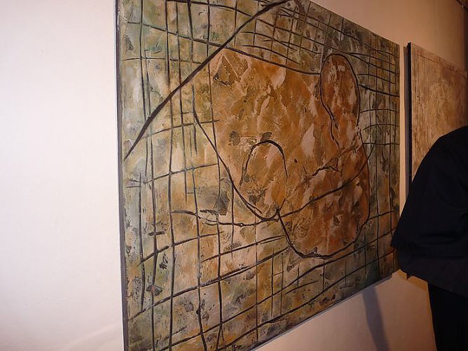 Katzmann stellt aus (Foto: Karl-Heinz Herrmann)