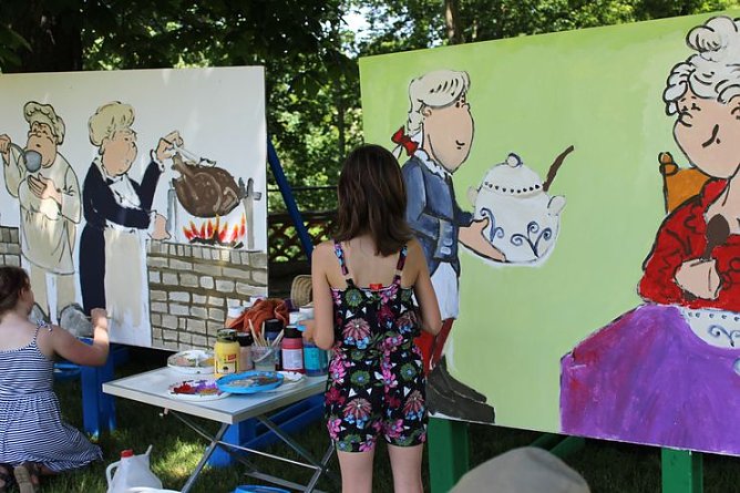 Flinke Maler und mehr (Foto: Karl-Heinz Herrmann)