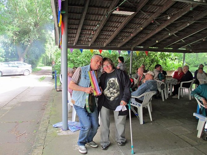 Der harte Kern kam! (Foto: Ina R&ouml;mer)