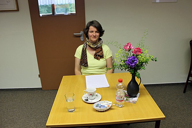 Brentano in der Stadtbibliothek (Foto: Karl-Heinz Herrmann)