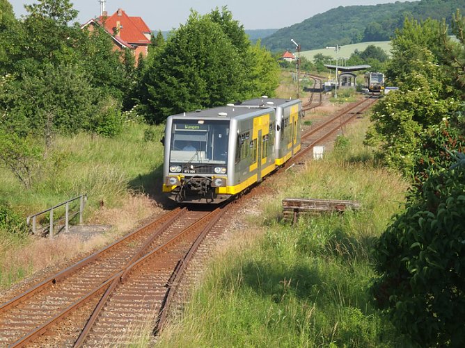 Sonderfahrten zum Kirschfest in Naumburg (Foto: IG Unstrutbahn e.V. )