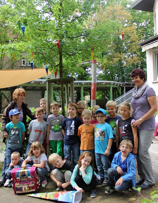 16 Vorschulkinder sagen Auf Wiedersehen (Foto: Kindervilla Bad Frankenhausen)