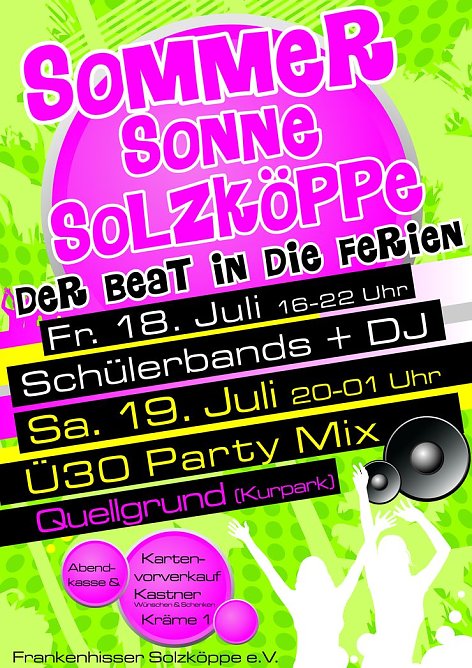 Beat in die Ferien (Foto: Stadt Bad Frankenhausen) Beat in die Ferien (Foto: Stadt Bad Frankenhausen)