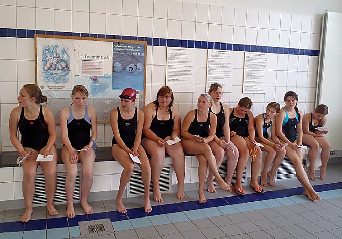 Von den Kreisjugendspielen im Schwimmen (Foto: Wasserwacht Sondershausen)