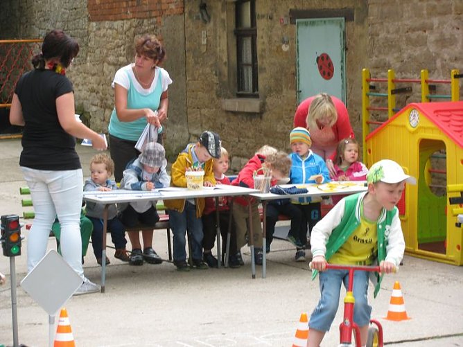 Verkehrssicherheitstag bei Riethspatzen (Foto: Bernd Müller) Verkehrssicherheitstag bei Riethspatzen (Foto: Bernd Müller)