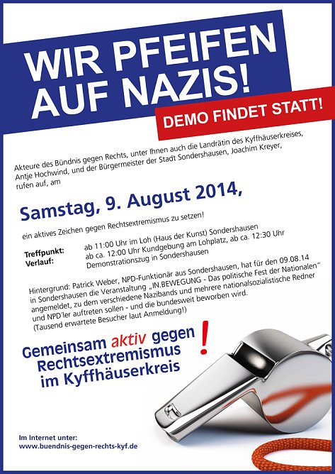 Aufruf zur Demo gestartet (Foto: B&uuml;ndnis gegen Rechts)