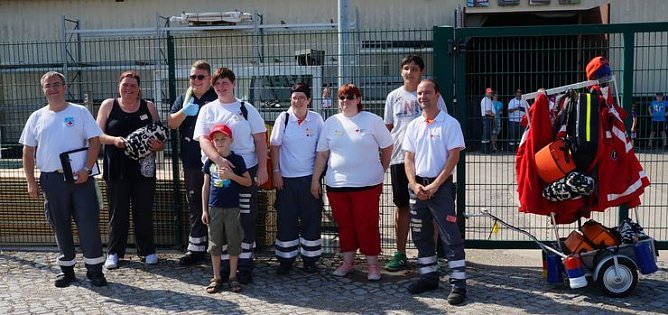 Erfolgreiche Katastrophenschützer aus Kyffhäuserkreis (Foto: DRK Reisdorf und DRK Sondershausen) Erfolgreiche Katastrophenschützer aus Kyffhäuserkreis (Foto: DRK Reisdorf und DRK Sondershausen)