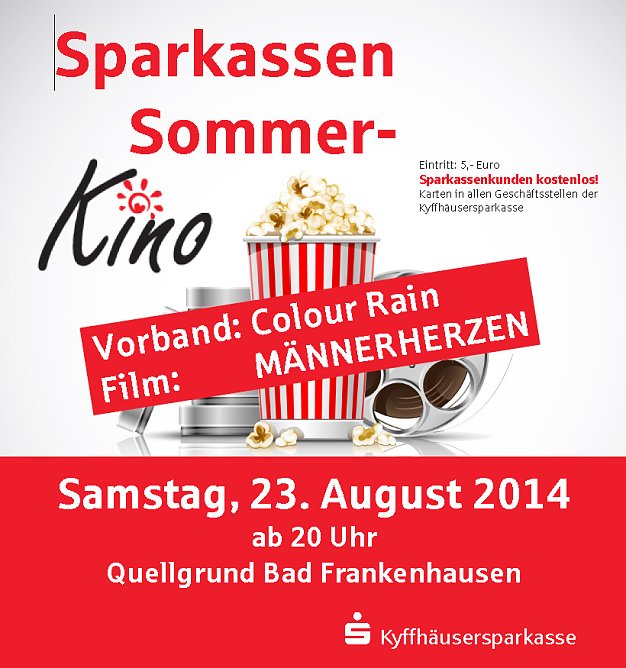 Sparkassenkino (Foto: Kyffhäusersparkasse) Sparkassenkino (Foto: Kyffhäusersparkasse)