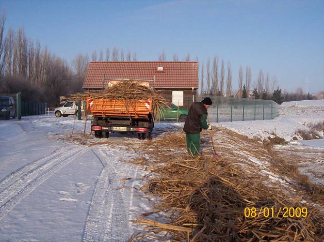 Pflege Teichkläranlagen (Foto: Karl-Heinz Herrmann) Pflege Teichkläranlagen (Foto: Karl-Heinz Herrmann)