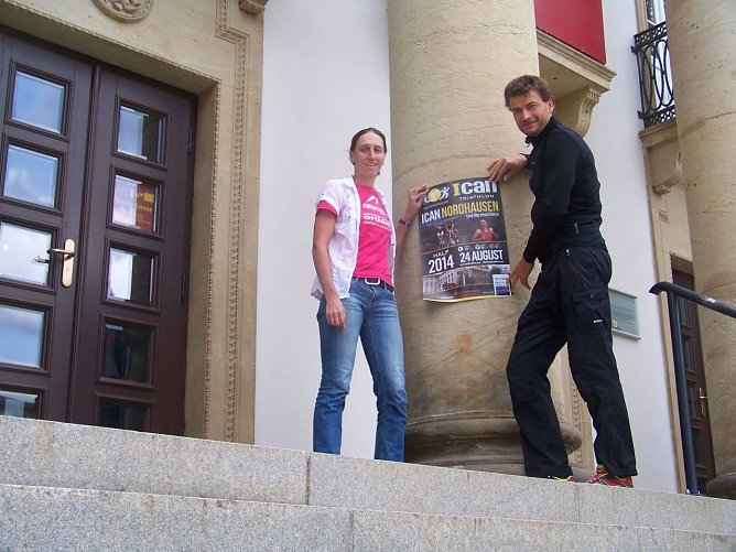 Die beiden Auftaktsieger Georg Potrebitsch und Katja Konschak (Foto: Sandra Arm) Die beiden Auftaktsieger Georg Potrebitsch und Katja Konschak (Foto: Sandra Arm)