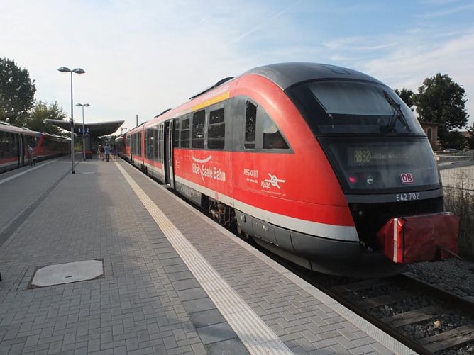 Sonderfahrten zum Winzerfest (Foto: IG Unstrutbahn e.V. )