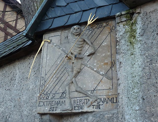 Skulptur Sensentod (Foto: Karl-Heinz Herrmann)
