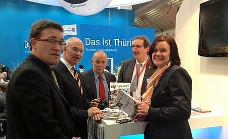 Auf EXPO REAL dabei (Foto: Landratsamt Kyffh&auml;userkreis)