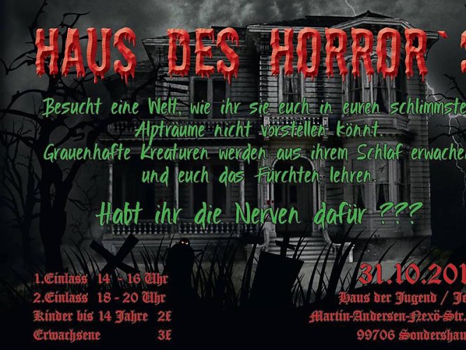 Haus des Horrors (Foto: stadtjugendring) Haus des Horrors (Foto: stadtjugendring)